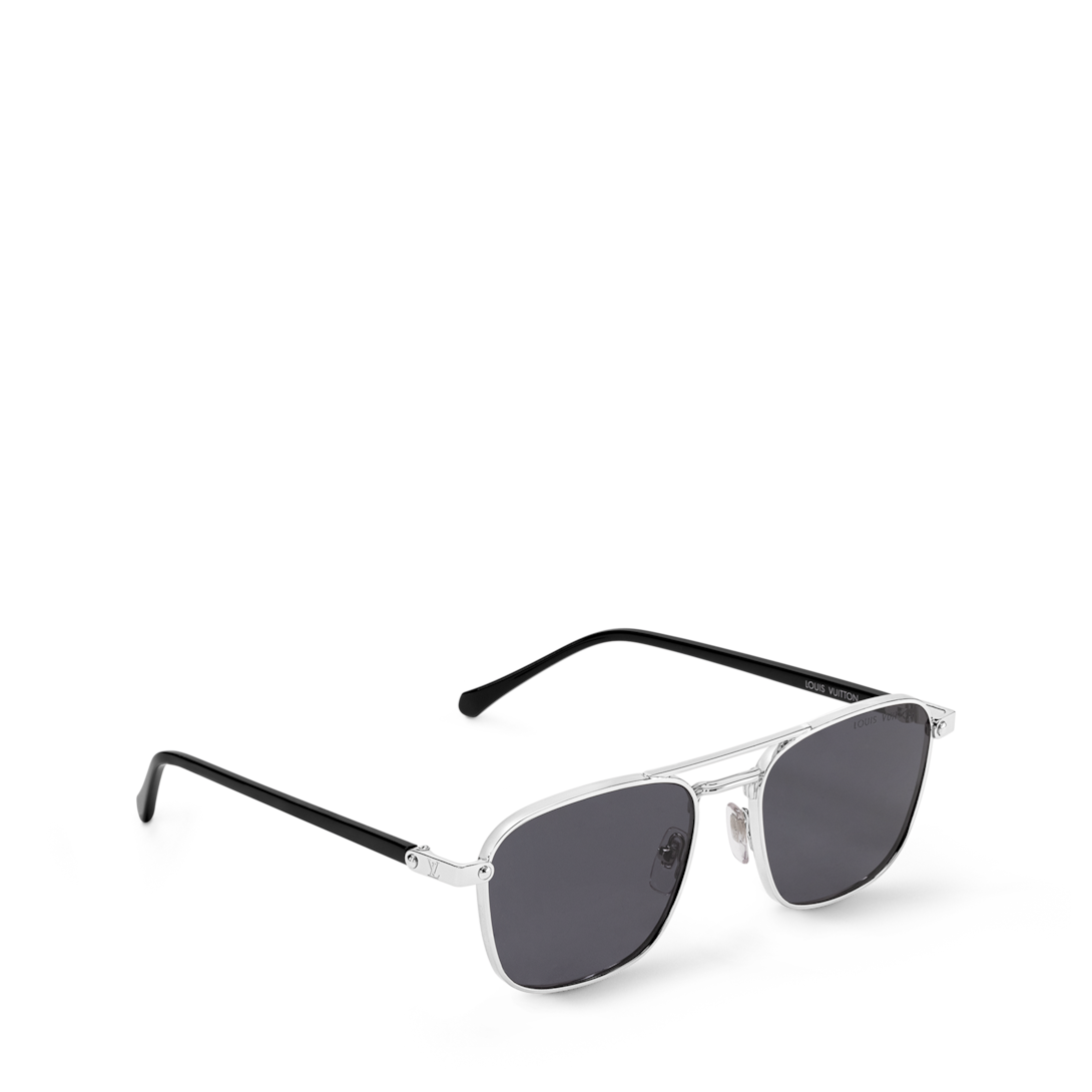 LOUIS VUITTON Z1909U 9SL サングラス シルバー LV Signature Metal Square Sunglasses . - Accessories | LOUIS VUITTON
